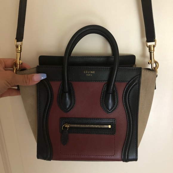 Authentic Celine Micro Nano Luggage Tri-color bag - Picture 8 of 13